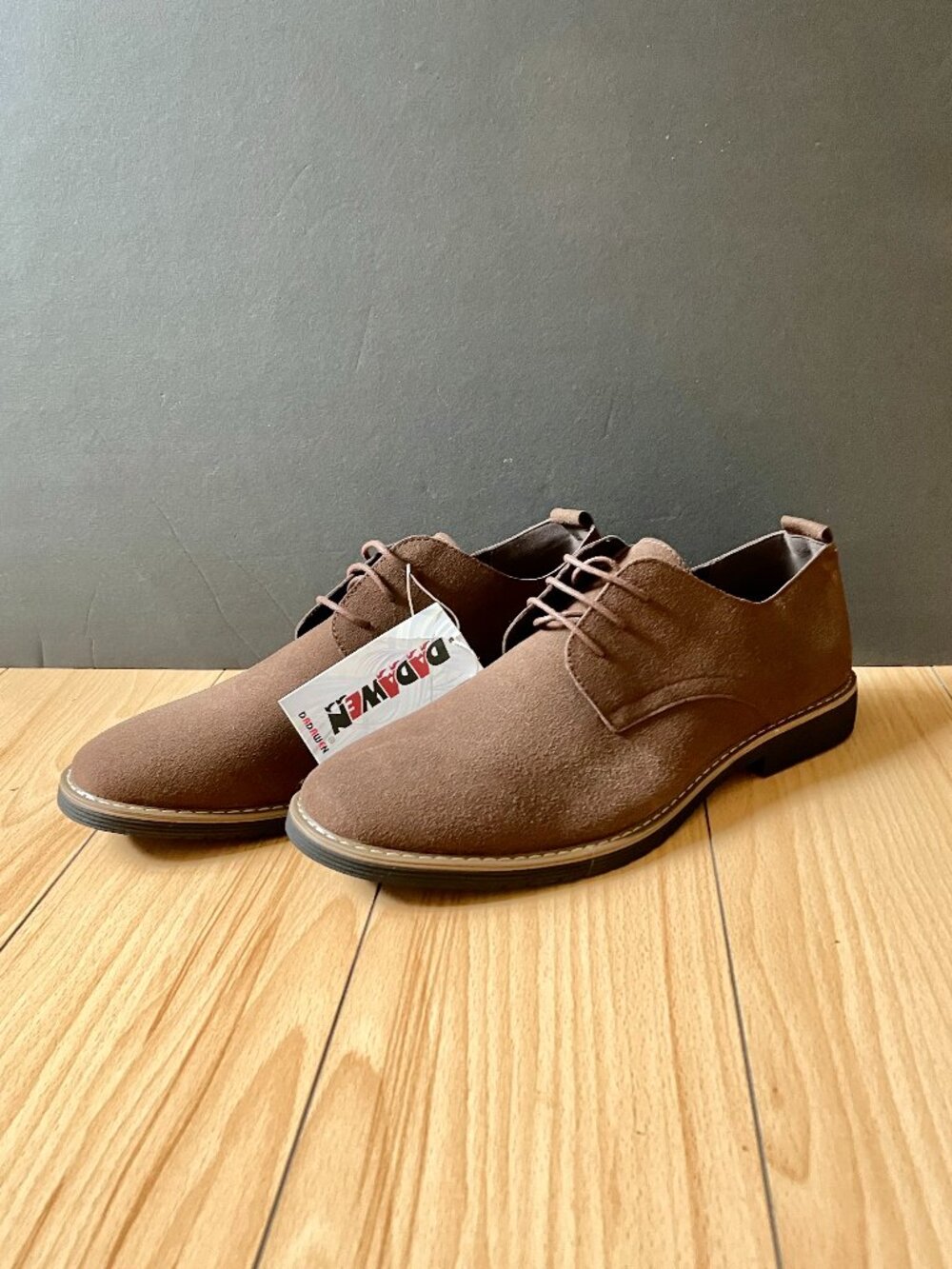DADAWEN Loafer mens shoes with laces